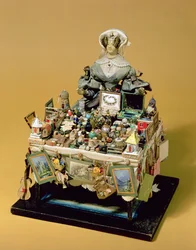 Viktorianische Hausiererpuppe