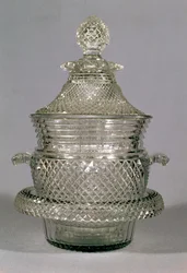 Weinkühler, ca. 1815-20 (Schliffglas)