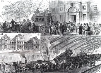 Ein Eisenbahnunfall am Bahnhof Blackburn