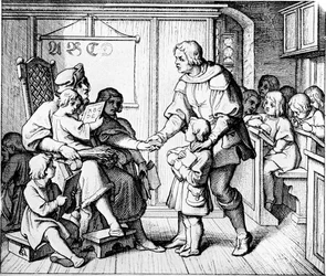 Eine Schule zur Zeit Martin Luthers