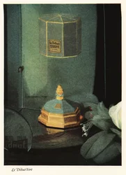 Werbung für Richard Hudnuts Parfüm, Parfum Le Debut Vert