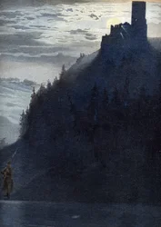 Allegorie des „Deutschlandliedes“, um 1900