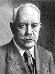 Arnold Sommerfeld, deutscher Physiker, ca. 1910-1920