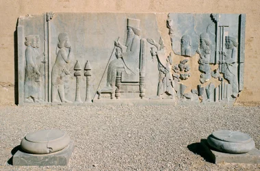 Basrelief der Nowruz-Audienz von Darius dem Großen