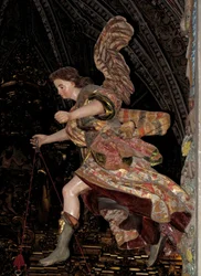 Springender Engel - Skulptur, Barockkunst