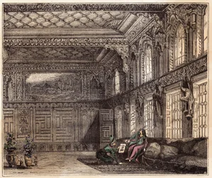 Britische Schriftstellerin Lady Mary (Marie) Wortley Montagu (Wortley-Montagu) (1689-1762) in orientalischem Kostüm, lernte Arabisch während ihres Aufenthalts in der Türkei 1717. Gravur des 19. Jahrhunderts