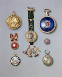 Sammlung von Fabergé Taschenuhren