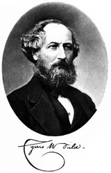 Cyrus W. Field, amerikanischer Finanzier und Unternehmer, ca. 1875
