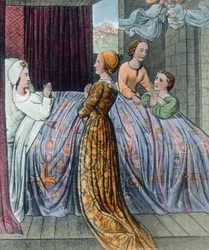 Tod der heiligen Elisabeth