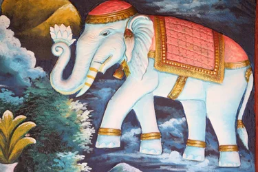 Ergebener Elefant, Siem Reap, Kambodscha