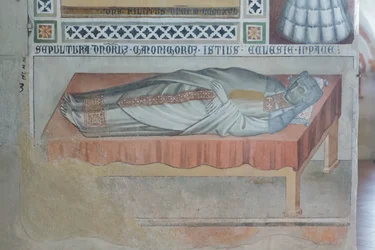Ausstellung in den Gewölben des Kathedralmuseums von Prato, Italien