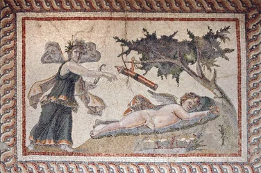 Eros und Psyche-Mosaik aus Samandegi, Türkei