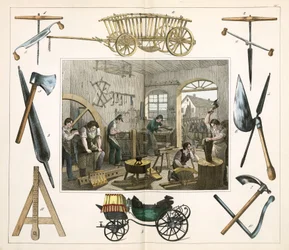 Fertigung, Straßentransport Der Wagenbauer