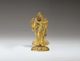 Figur eines Bodhisattva, 18.-19. Jahrhundert