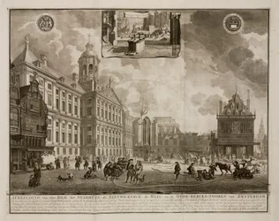 Feuerwehrleute in Amsterdam, Holland