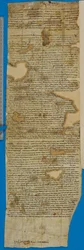Fragment eines Empfehlungsschreibens für Reuben ben Isaac, verso