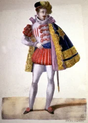 Garcia als Don Juan in Mozarts Oper, ca. 1840-1850 (Lithografie)