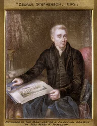 George Stephenson, englischer Eisenbahningenieur