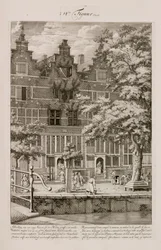 Haus durch Feuer beschädigt, Amsterdam, Holland