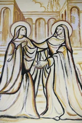 Die Heimsuchung (der Besuch Marias bei Elisabeth), Lome, Togo