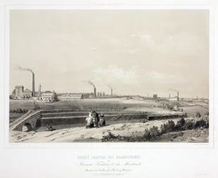 Bergbau, Kohle Monceau Fontaine & du Martinet Coalmining Ltd, Belgien