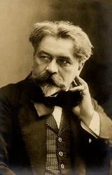 Musik. Der ungarische Dirigent Arthur Nikisch. Foto, Deutschland, ca. 1900 (Postkarte)