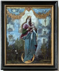 Pfarrkirche (Parochiekerk Sint-Martinus). Gemälde. Unbefleckte Empfängnis oder Madonna mit Kind.