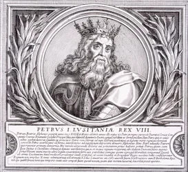Pedro I. von Portugal (Lithografie)
