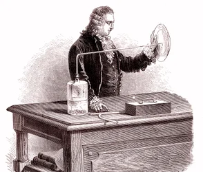 Pierre Joseph MACQUER macht ein Experiment