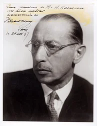 Porträt von Igor Strawinsky