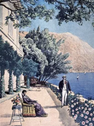 Präsidentenurlaub, Poincare in Eze les Pins