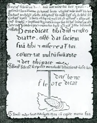 Szene aus dem Leben des heiligen Franziskus von Assisi