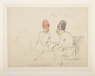 Skizze von Sir Cowasji Jehangir