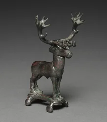 Hirschstangenaufsatz, 1400-1200 v. Chr.