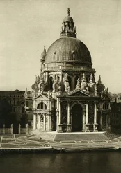 Die Basilika Santa Maria della Salute am Ende des Canal Grande. Venedig Fotografie von Wilhelm Bode