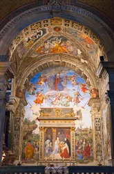Die Carafa-Kapelle, Santa Maria sopra Minerva, Rom, Italien