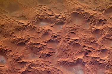 Der Issaouane Erg in Algerien aus dem Weltraum, Januar 2005