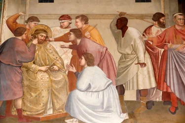 Die Scrovegni-Kapelle. Fresko von Giotto