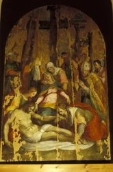 Die Kreuzabnahme, Luca Signorelli, Volterra Bildergalerie, Toskana, Italien