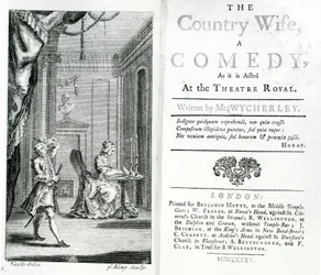 Titelseite des Drehbuchs für The Country Wife am Royal Theatre
