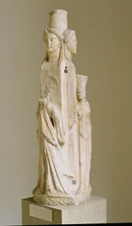 Triform Herm von Hekate, Marmorskulptur, attische Periode, 3. Jahrhundert
