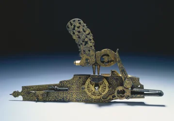 Radschloss von einem Jagdgewehr, ca. 1660-1720