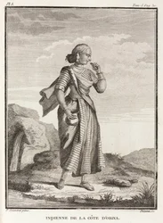 Frau von der Küste von Orissa, Indien