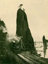 Eine malerische Eisenbahn
