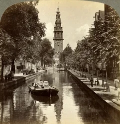 Kanal, Amsterdam, Niederlande