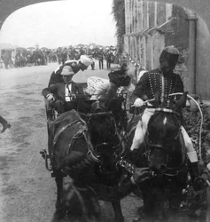 Lord und Lady Curzon in der Christ Church, Simla, Indien, 1903