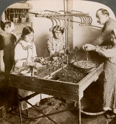 Seidenherstellung, Syrien, 1900er