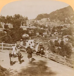 Simla, das schöne Himalaya-Bergresort, Indien, 1902