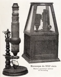 Mikroskope aus dem 18. Jahrhundert: Germanisches Nationalmuseum in Nürnberg.