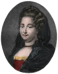 ANNE DACIER (geb. Lefebre), französische Gräzistin und Übersetzerin - Porträt von Anne Lefebvre, genannt Madame Dacier (Mme Dacier), französische Gelehrte (1647-1720).